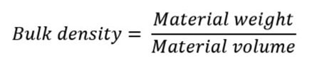 bulk-density-formula